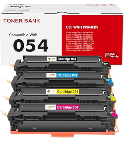 2本セット　Canon Toner Cartridge 053H magenta Canon Genuine Laser Printer Toner 054 Magenta, Yields up to 1200